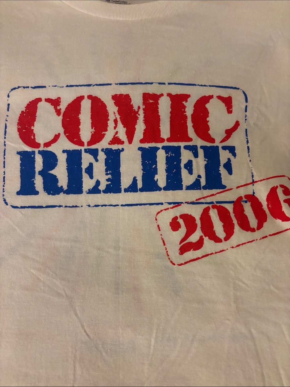 Amazing 2006 Comic Relief Official Unisex XL Shirt 🤣 20th anniversary